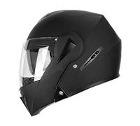 Casque De Moto IntéGral Modulable avec Double VisièRe, Casque De Moto LéGer Homologué Ece pour Hommes Et Femmes F,L:59-60CM