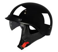 Casque De Moto Jet Moto Casques Bols Vintage DOTECE Homologué Casque Mobylette avec Dégagement Rapide Rétro Demi Casques Moto Vélo Scooter pour Adultes Homme Et Femme 3,M:57-58CM