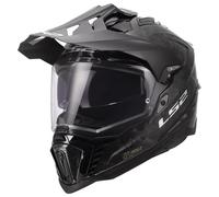 Casque De Moto LS2 MX701 Explorer En Carbone (Noir/Carbone) Taille: XL (61)