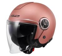 Casque De Moto LS2 OF620 Classique Solide (Rose Gold Mat) Taille: M (57)