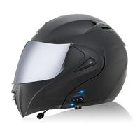 Casque De Moto Modulable À Double Visière avec Bluetooth Intégré, Casque Intégral avec Haut-parleurs Et Microphone Intégrés, Homologué Dot Et ECE pour Hommes Et Femmes,C 3- m (57_58)