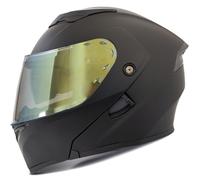 Casque de Moto modulable à visière relevable pour Adultes Double lentille Casques intégraux modulables pour balades Tourisme Conduite Homologué Dot Ventilé et Respirant