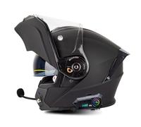 Casque de Moto Modulable Bluetooth Casque De Moto avec Double Visière, ECE Homologué, Doublure Confortable Et Respirante, Convient Aux Hommes Et Aux Femmes Adultes B,4XL