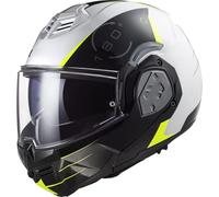 Casque de Moto Modulaire Casque Intégral a Bascule Arrière Casque a Menton Rabattable a 180 Degrés Casque Intégral de Moto a Double Lentille Certification ECE Casque Quatre Saisons L56~57CM