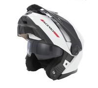 Casque de Moto Moduler Acerbis P/ J Pj Rider Avec Visière Parasol Blanc Taille M