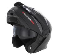 Casque de Moto Moduler Acerbis P/ J Pj Rider Avec Visière Parasol Noir Mat TG S