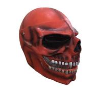 Casque de moto motif tête de mort fantôme - Masque de squelette - Masque de motard - Masque intégral de moto, sangle de menton réglable, accessoires de film pour jeux de Hallowen pour rassembler des