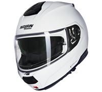 Casque De Moto Nolan N100-6 N-Com Classico 305 (Blanc) Taille: L (59)