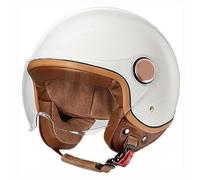 Casque De Moto Ouvert - Casque Jet De Protection Pour Scooter Et Moto, Unisexe, Avec Visière Solaire, Homologué ECE 22.06 A3,M/(57~58cm)