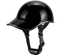 Casque de Moto Ouvert Rétro Casquette de Baseball Casque Jet Demi-Casques Hommes Femmes pour Scooter Cyclomoteur Cruiser Cap Street Jet - ECE Homologué 54-63cm