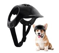Casque de moto pour chien - Chapeau de sécurité pour animal domestique | | Design réglable exposant les oreilles, construction de coussin EVA et éponge, ajustement confortable et sécurisé