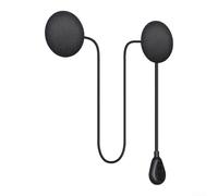 Casque de moto sans fil pour appels musicaux et navigation | Coque en ABS, suppression du bruit, son clair, léger et compact, s'adapte à l'intérieur du casque, pour les trajets et les