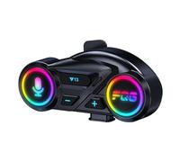 Casque de moto sans fil | Réduction du bruit étanche 800 mAh Écouteurs pour ski, course, tourisme, motoneige, vélo