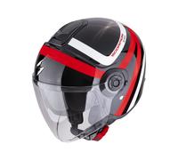 Casque De Moto Scorpion EXO-City II Riva (Noir/Rouge) Taille: L (59)