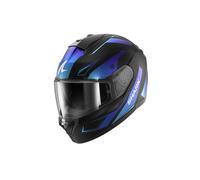 Casque De Moto Shark Ridill 2 Mekarium (Noir Mat/Bleu) Taille: L (59)