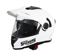 Casque de Moto Speedway - Lion - Casque de Motocross, idéal pour Les Hommes et Les Femmes, Notre Casque de Moto intégral est idéal pour Les sentiers de Moto, Casque de Moto approuvé ECE et Dot
