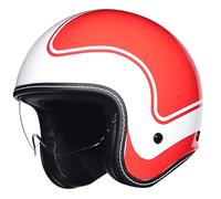 Casque de Moto Vintage, Demi-Casque avec visière, Chapeau Melon avec Lunettes, homologué Dot/ECE, adapté aux Motos, vélos, Scooters et Adultes. F,M