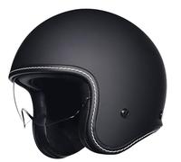 Casque de Moto Vintage, Demi-Casque avec visière, Chapeau Melon avec Lunettes, homologué Dot/ECE, adapté aux Motos, vélos, Scooters et Adultes. G,M