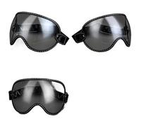 Casque de Moto Vintage, visière à Bulles, Lunettes de Soleil, Accessoires adaptés à Tous Les Visages Ouverts rétro Vintage(L2-Clear)