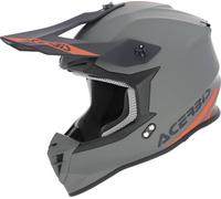 Casque de motocross Acerbis Linear Solid, gris mat, M (57/58)
