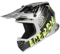 Casque de motocross Acerbis Profile Scratch jeunesse, noir/jaune/argent, Y/M ...