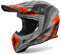 Casque de motocross Airoh Aviator Ace 2 Ground, gris/orange, XS (53/54)