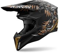 Airoh Wraaap Cyborg Casque de Motocross