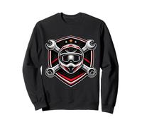 Casque de Motocross Dirt Bike Rider Moto Racing MX Garage Sweatshirt