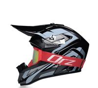 Casque de Motocross pour Adultes et Jeunes modèle intégral léger pour Moto Tout Terrain Casques pour Les randonnées Le BMX Le VTT Le Quad avec Lunettes