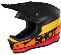 Casque de motocross Shot Furious Story couleur : noir/orange, taille : XS (53/54)