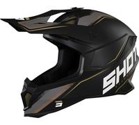 Casque de motocross Shot Lite Prism couleur : noir/or, taille : XS (53/54)