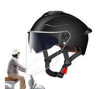 Casque De Motocyclette Taille Unique | Casque de Moto Demi-- Équipement de Protection à Double visière Respirante destiné à la Conduite Urbaine, Sportive, en extérieur, pour Femmes et Hommes, et pour