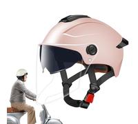 Casque De Motocyclette Taille Unique, Modèle à Double Visière pour Homme, Équipement de Protection à Double visière Respirante destiné à la Conduite Urbaine, Sportive, en extérieur, pour