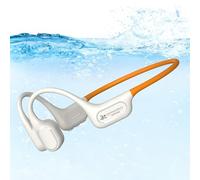 Casque de natation en silicone liquide souple à conduction osseuse, IPX8, écouteurs étanches IPX8, casque de natation avec silicone doux pour la peau/écouteurs intégrés 32 G lecteur MP3 pour la