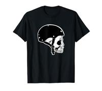 Casque de Patineur Squelette avec tête de Mort T-Shirt Graphique avec Valeur