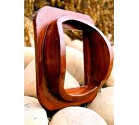 Casque de plongée avec base en bois - 45,7 cm - Design unique - Pour la maison et le bureau