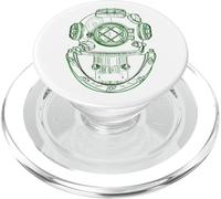 Casque de plongée Deep Sea Diver PopSockets PopGrip pour MagSafe