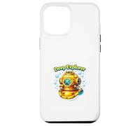 Casque de plongée Vintage Ocean Deep Sea Explorer Coque pour iPhone 12 Pro Max