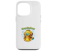 Casque de plongée Vintage Ocean Deep Sea Explorer Coque pour iPhone 13 Pro