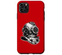Casque de plongée Vintage - Plongée sous-Marine Amusante Coque pour iPhone 11 Pro Max