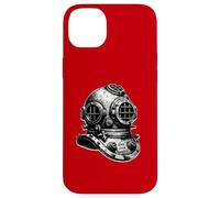 Casque de plongée Vintage - Plongée sous-Marine Amusante Coque pour iPhone 14 Plus