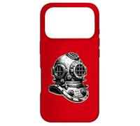 Casque de plongée Vintage - Plongée sous-Marine Amusante Coque pour iPhone 17 Pro