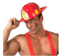 Casque de pompier - Américain - Rouge - Enfant - Mixte - Extérieur