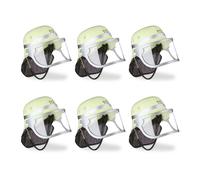 Casque de pompier Ensemble casques 6 léger Casque de pompier pour enfants