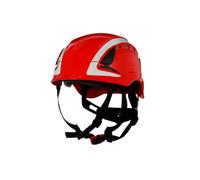 Casque de protection 3M SecureFit, X5005V-CE, rouge, ventilé, réfléchissant, CE x4 morceau