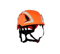 Casque de protection 3M SecureFit, X5007V-CE, orange, ventilé, réfléchissant, CE x4 morceau