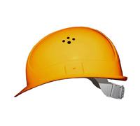 casque de protection à 4 points, casque de chantier avec coiffe à rubans textiles à 4 points, bande de transpiration circulaire, blanc