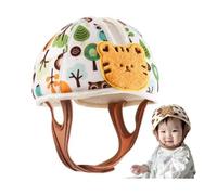 Casque de protection anti-chute réglable, coton respirant, pour l'apprentissage de la marche et du rampement
