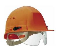 Casque de protection avec lunettes intégrées - Visiocéanic - Orange TALIAPLAST