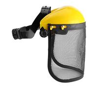 Casque de Protection, Casque de sécurité avec visière en Plein Maillage pour la Protection forestière de débroussailleuse forestière
